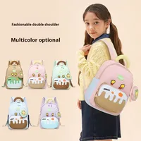 Sac à dos d'école pour garçons, dessin animé, léger, grande capacité, double épaule, réduction de la charge, microfibre, pour les classes de CP à CM2