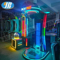 Machine de jeu de boxe à monnayeur pour adultes, test de force, machine d'arcade avec éclairage LED pour centre de jeux