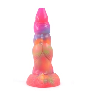 Advanced Simulation Liquid Silicone <b>Dildo</b> Realistic Penis Big Size <b>Dildo</b> Irritation Big Luminous Sex Toys for Woman - Product Image 2