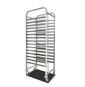 รถเข็นสแตนเลสพร้อมล้อสำหรับร้านอาหารและโรงแรมอุปกรณ์ครัวเชิงพาณิชย์ - Product Image 6