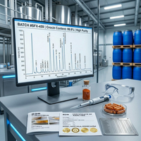 Safran en poudre de qualité supérieure, extrait végétal de stigmates rouges, extrait de crocine à 0,5 %, qualité alimentaire, fournisseur en vrac OEM