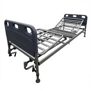 Cama de Hospital Manual Básica Directa de Fábrica con Plataforma de Aluminio, Equipo Médico Confiable para Proyectos de ONG - Product Image 1