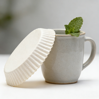 Supports à cupcakes jetables en papier, résistants aux hautes températures, antiadhésifs, de qualité alimentaire, résistants à l'huile, écologiques, pour gâteaux de neige