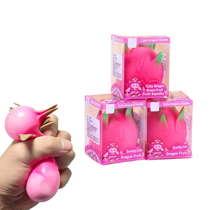 Most Popular TPR Simulation Dragon Fruit <b>Squishy</b> Stretchy Toy Slow Rising Stress Reliever Promotional Gifts for Kids Adults - Product Image 1