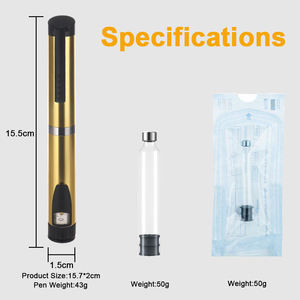 Reusable V3 Push <b>Pen</b> Durable Manual Peptide Applicator Portable Adjustable Dose <b>Refillable</b> Metal Cosmetic <b>Pen</b> for 3ml Cartridge - Product Image 5