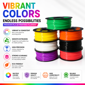 Filamento de Impresión 3D Sundi3D, 1.75mm PLA/ABS/PETG, 1kg o Más, Color Personalizable, Compatible con Bambulab, Bobina - Product Image 1