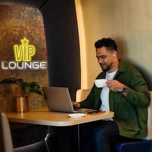 VIP Lounge Letreros Neon LED indoor hanging ambient light bar hotel wall decoration light entrance indicator light luminous <b>sign</b> - Product Image 4