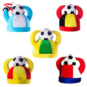 Wholesale Custom Print Spain Germany Flag Cheering Props Carnival Hat Fans Hat for Football Fans Cheer Gift