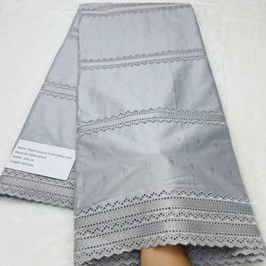 Tissu de Dentelle Polie Africaine <span class=keywords><strong>Luxe</strong></span> Coton Blanc Polonais Suisse Pour Hommes Fête Mariage Haute Qualité - Product Image 1