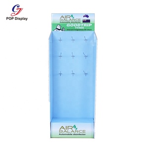 Présentoir publicitaire portable en carton ondulé avec crochets, présentoir de sol en papier <span class=keywords><strong>pour</strong></span> désodorisants de <span class=keywords><strong>voiture</strong></span> et magasins d'électronique - Product Image 5