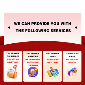 กล่องของขวัญลายฟอยล์สีแดงทองระดับไฮเอนด์ กล่องบรรจุภัณฑ์ขนมแบบพับได้สุดหรู สำหรับงานแต่งงานและของชำร่วย - Product Image 6