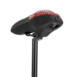 Bicycle Saddle Cover Gel <b>Pad</b> Mountain Bike Comfortable <b>Cushion</b> Black Unisex Adult Cycling Accessory - Product Image 5