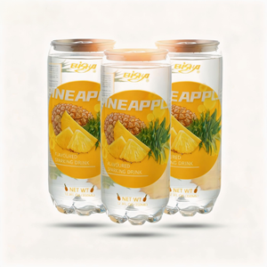 Halal dứa hương vị 350ml nước giải khát có ga sẵn sàng để uống mẫu miễn phí - Product Image 3