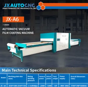 ماكينة ضغط الخشب الرقائقي الساخنة من JX CNC لتغطية التصفيح
