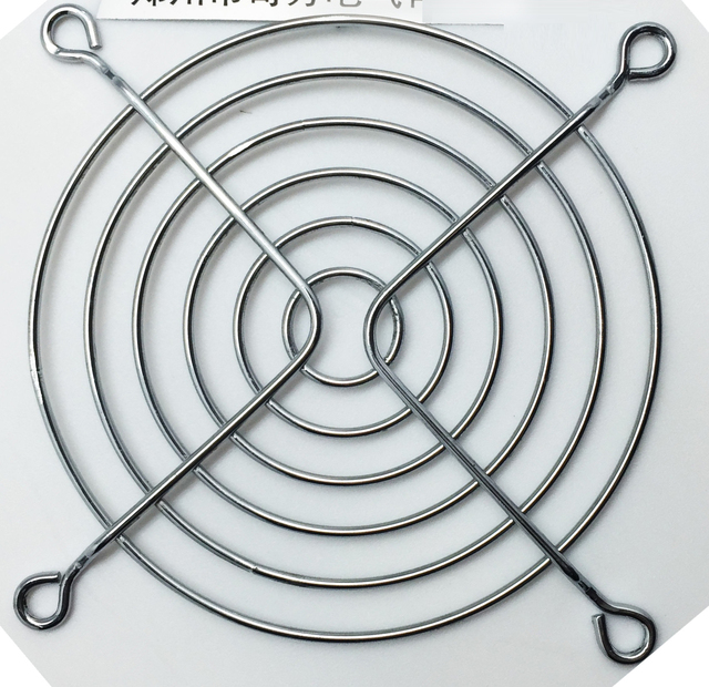 PC Case Cabinet Electric Motor Cooler Fan Stainless Steel Mesh Guard Grill Cover 120 mm Metal Protection Finger Guard