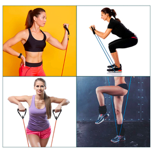 Factory <span class=keywords><strong>Fitness</strong></span> – Ensemble de 11 bandes de résistance élastiques en latex naturel pour l'entraînement de force à domicile ou en salle de sport - Product Image 5