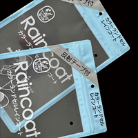 Sacs en plastique imprimés sur mesure, pochettes PE refermables avec fermeture éclair et trou de suspension pour l'emballage de vêtements et de produits (parapluies jetables)
