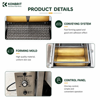 Machine à tortillas pour tortillas de farine et wraps de burritos, pour restaurants, avec épaisseur réglable et taille personnalisée