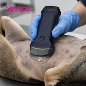 Sonde d'échographie vétérinaire sans fil convexe et linéaire à double tête, 128 éléments, scanner portable pour clinique et hôpital - Product Image 2