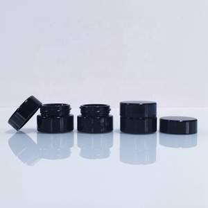 Tarros de vidrio violeta pequeños de 5 ml con tapas de baquelita, sellados, con revestimiento morado, de 5 g, gruesos, negros oscuros, con protección UV, para concentrados. - Product Image 5