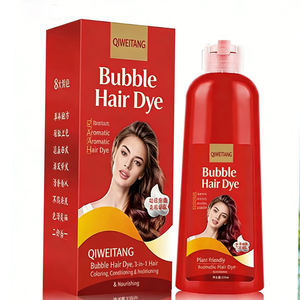 Teinture capillaire à bulles 3 en 1 |   Coloration capillaire aromatique à base de plantes |   8 couleurs pour couvrir les cheveux gris, doux et nourrissant - Product Image 1