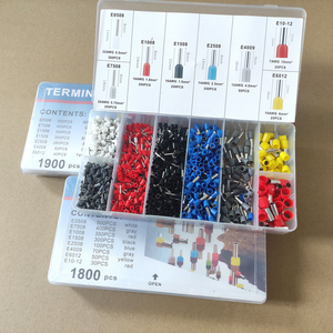 Assortiment de pinces à sertir isolées Fangbe FB-05E5 0,25-10 mm², 1200 embouts de câblage, kit de bornes à sertir - Product Image 2