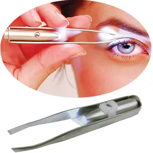 Schlussverkauf Make-Up-Werkzeuge Wimpernpinzette Edelstahl Augenbrauenpinzette für Damen