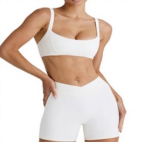Soutien-gorge de sport personnalisé pour femme, maintien élevé, pour activités de plein air, course, fitness, sexy, effet push-up, bretelles croisées, anti-transpiration