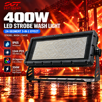 Projecteur LED Stroboscopique Étanche 400W IP65, 1344 LED RGB, Contrôle 24 Segments, DMX512 RDM 1-30Hz, Lumière de Scène pour Festivals