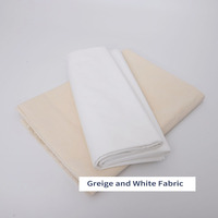 Tissu HFW personnalisable 100 % coton biologique 233TC anti-déchirure du duvet, 230 cm, 250 cm, 280 cm, pour couette, housse de couette et sac, blanc blanchi