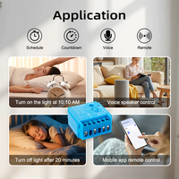 Bilihondim Zigbee Smart Digital Box Dimmer de 1 Canal 200W Inalámbrico Fácil Instalación 220-240V AC Compatible con Google Assistant