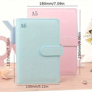 ปกสมุดบันทึกแบบแข็ง A5 พร้อมห่วง 6 ห่วง แบบเติมกระดาษได้ พร้อมแผ่นเขียน - Product Image 5