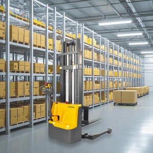 DB12E DB15E Walkie Stacker 1.2Ton 1.5Ton Apilamiento <span class=keywords><strong>de</strong></span> bajo nivel 0,09 m/s Velocidad <span class=keywords><strong>de</strong></span> elevación para supermercado - Product Image 3