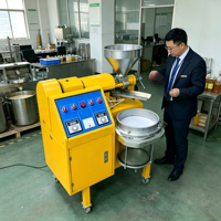 Hoge kwaliteit hydraulische oliepersmachine met koude pers en kokosoliepersmachine voor palmolie-extractie