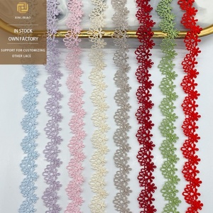 Water Soluble Polyester <strong>Lace</strong> Manufacturers Wholesale Color <strong>Lace</strong> Skirt Cuff Trim Clothing Decoration <strong>Lace</strong> Trim - Product Image 2