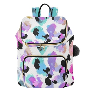 Nouveau style Sac à dos léger pour femme avec logo personnalisé, fermeture éclair et porte-clés, imperméable et économique - Product Image 1