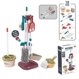 Juego de Juguetes de Limpieza para Niños, Regalo para Niños Pequeños, Incluye Escoba, Mopa, Plumero, Recogedor, Cepillos y Trapo - Product Image 3