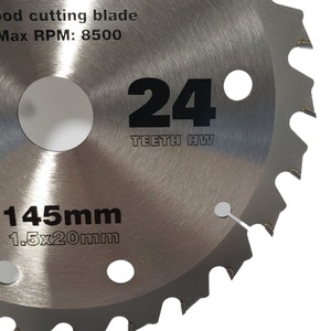 Kress Wood Cutting Blade 145mm 24 Teeth For Electric Saw - Product Image 5