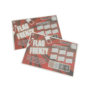 2024 prix bas CMJN billet de loterie <span class=keywords><strong>gratter</strong></span> les billets impression loterie cartes <span class=keywords><strong>à</strong></span> <span class=keywords><strong>gratter</strong></span> jeux de loterie billets - Product Image 3