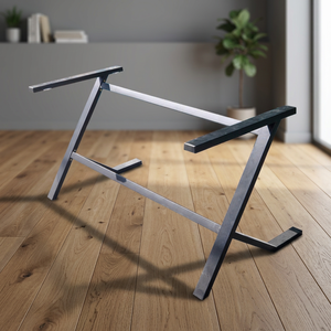 Rectangular Cast Iron Desk <b>Legs</b> 1200x600 Industrial Design Style Home Office CBCC014 Coffee Table <b>Bench</b> <b>Legs</b> 73cm Height - Product Image 3