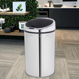 Poubelle intelligente automatique en acier inoxydable de 40 litres de qualité supérieure avec capteur et couvercle pour cuisine ou bureau - Product Image 6