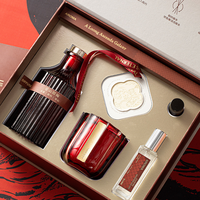 Jours de fête saint valentin cadeau décor à la maison luxe aromathérapie parfum bougie parfumée et roseau diffuseur ensemble