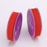 Couleur dorée 2.5mm Bijoux Cordon Polyester Corde Bijoux Accessoires Bracelet Collier Matériel