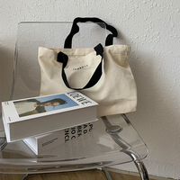 Heavy Weekender Sac fourre-tout en toile écologique et réutilisable pour les fêtes Sac en toile durable avec sangle à poignée noire