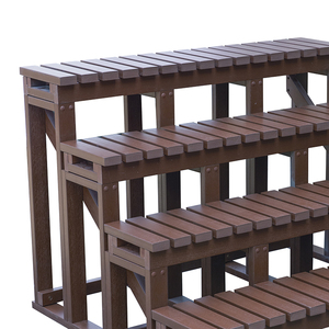 Marchepied de <span class=keywords><strong>piscine</strong></span> extérieur Proway, grand spa, <span class=keywords><strong>4</strong></span> <span class=keywords><strong>marches</strong></span>, matériau PS, design traditionnel pour le loisir et l'exercice - Product Image 5