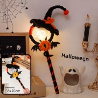 Nouveau style baguette magique lumineuse féerique torsadée, kit de décoration artisanale DIY, alimenté par piles, pour anniversaire (plastique)