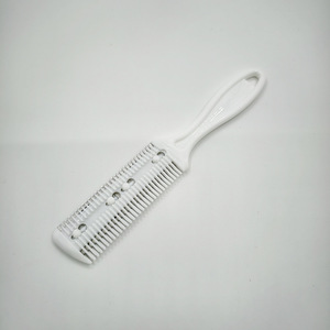 Peine <span class=keywords><strong>de</strong></span> Plástico para Adelgazar el Cabello, Doble Filo, para Salón y Estilismo en Casa, Recortador <span class=keywords><strong>de</strong></span> Puntas Abiertas - Product Image 1
