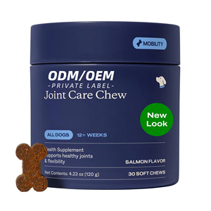 Suplemento Masticable para Articulaciones OEM/ODM con Extracto Vegetal, Alta Glucosamina, Mejillones <span class=keywords><strong>de</strong></span> Labio Verde y Omega-3 para Apoyo a la Movilidad <span class=keywords><strong>de</strong></span> Cadera y Articulaciones - Product Image 1
