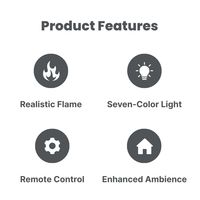 Humidificateurs pour la maison, fonctionnement sans fil, éclairage ambiant, moins de 36 dB, humidificateurs intelligents, commande à distance