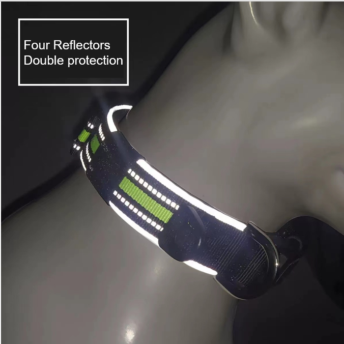 Customization Reflective Dog Head Collar Polyester Luxurious Outdoor Cat Collar